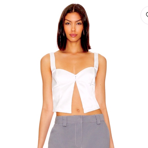 NEW WITH TAGS WHITE SUPERDOWN LARA TOP - Picture 1 of 4